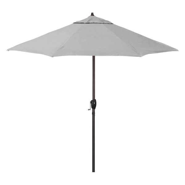 California Umbrella 9 ft. Casa Series Crank Lift Autotilt Aluminium Market Umbrella CAUATA908117-F77 - main
